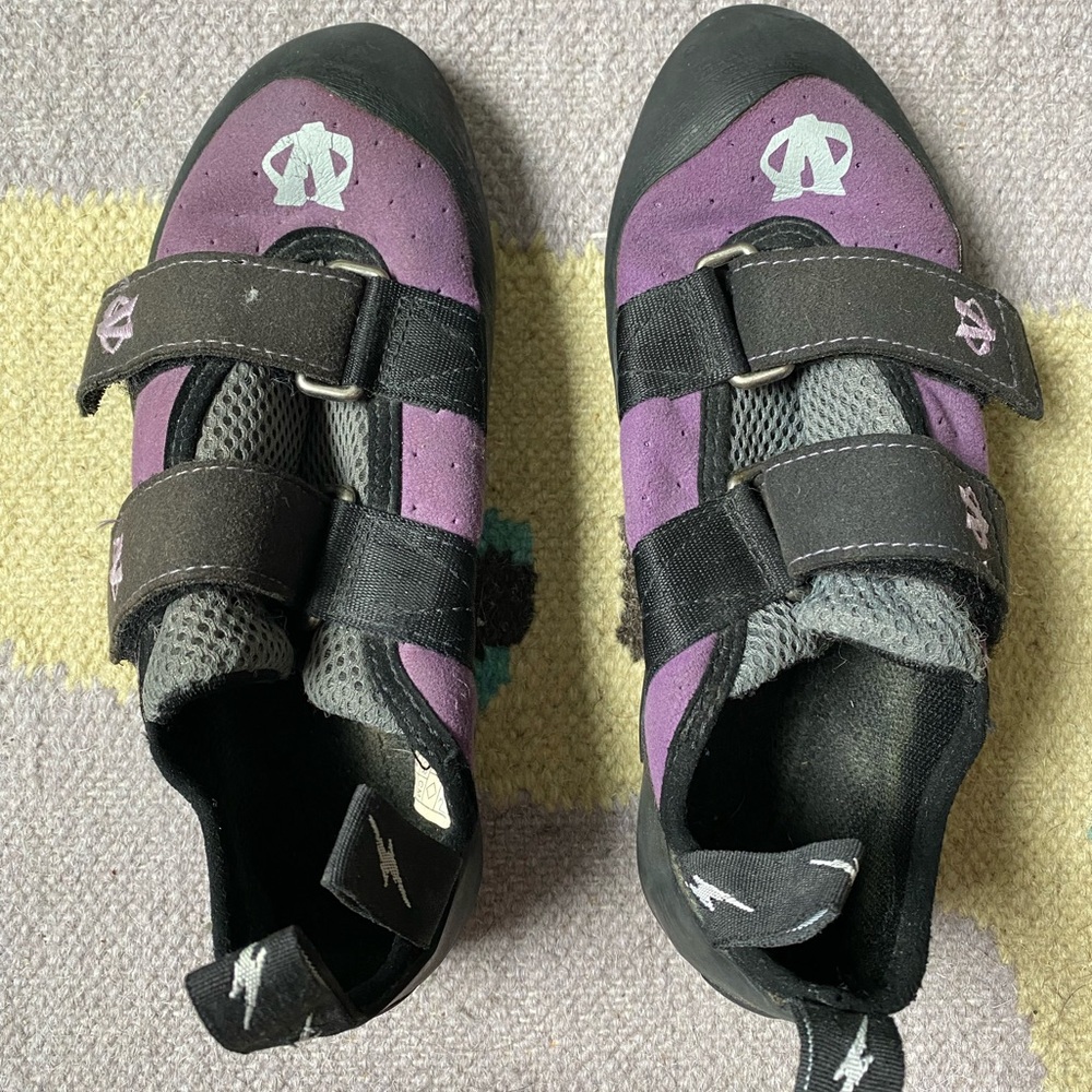 Evolv climbing shoes